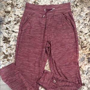 All in Motion Red Jogger Sweatpants with Drawstring Waistband